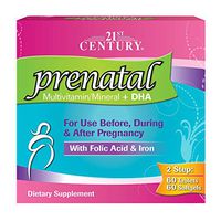 21st Century Prenatal with DHA, Tablets and Softgels, 120 Count