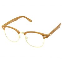 Cyxus Blue Light UV Blocking Computer Glasses Women Men, Anti Eye Strain Eyewear (M, 8056T98,Tea Orange Wood Grain)