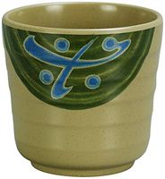 Yanco JP-9302 Japanese Tea Cup, 8 oz Capacity, 3.25" Diameter, 2.5" Height, Melamine, Pack of 48