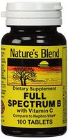 Nature's Blend Full Spectrum B with Vitamin C 100 Tabs