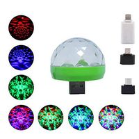 Gedengni Portable Mini Disco USB Party Lights LED Car USB Atmosphere Light for Christmas Party Karaoke Decorations