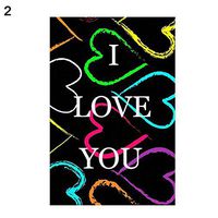 bromrefulgenc Holiday Hanging Sign,Fashion Valentine's Day Garden Flag Festival Love Heart Flower Letter Banner - 2#