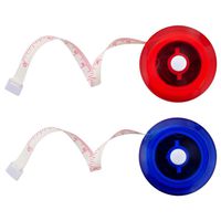 Edtape 2PCS Transparent Measuring Tape for Body, Tape Measure for Body Sewing Fabric Tailor Cloth Craft Medical Measurement Tape，60 Inch/1.5M Dual Sided Sewing Measure Tape Set