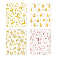 Nouvelife Christmas Gift Wrappping Tissue Paper - 100 Sheets Christmas Holiday Tissue Gift Wrap Paper for Packing, DIY Crafts - 19.7x27.5 inch