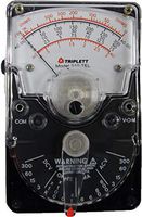 Triplett Model 310-TEL Hand-Sized Analog Multimeter for Telco - AC/DC Voltage, DC Current, Resistance (3067)