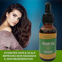 Pure Organic Hemp Oil 2 pack (5000mg, 100% Natural, 60ML Drops, Helps with loss of appetite Quality, Hemp Oil Seed, Help relief Anxiety, Pain, Stress