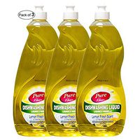 Pure Dishwashing Liquid Lemon Fresh Scent(1L) (Pack of 3)