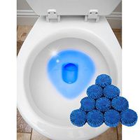 24 Automatic Bleach Toilet Bowl Cleaner Stain Remover Blue Tab Tablet Flush Tank