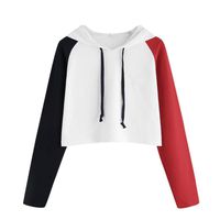 Hooded Sweatshirt, Misaky Cool Gray/Black/Pink/White/Red Graphic Pullover Hoodies