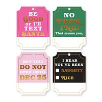 C.R. Gibson Gift Tags 3 Each of 4 Designs, Chic Black & White