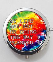 BlackKey My Life May Not Be Going the Way I Planned it 3-Compartment Decorative Pocket Gift Box Case Organizer for Pill, Color 1 -1088