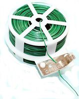 K&N41 328FT 100M Kitchen Bag Gardening Plant Green Twist Tie Wire Roll With Cutter