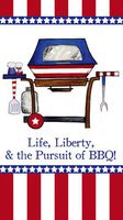 Patriotic BBQ Paper Guest Napkins