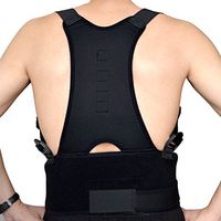 Beyoung Adjustable Posture Corrector, Clavical Posture Brace, Back Brace Support, for Posture Correction Back Pain Relief - Relieves Neck Back & Spine Pain (L)