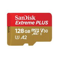 SanDisk Extreme Plus 128 GB microSDXC (Renewed)
