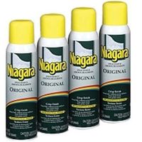 Niagara Original Spray Starch Crisp Finish, Sharp Look 20 ounces (4 Pack)