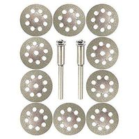 Elevin(TM) 10PCS Diamond Cutting Wheel Saw Blades Cut Off Discs Set Rotary Tool Replacement