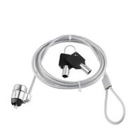 Professional Laptop Cable Lock Hardware Security Cable Lock Anti Theft Key Lock for Ipad Tablet Laptop MacBook Dell Hp Lenovo Kindle