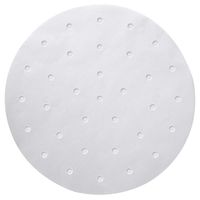 100pcs Air Fryer Liners, Besego 7inch Bamboo Steamer Liners, Premium Perforated Parchment Steaming Papers, Non-stick Steamer Mat, Perfect for 3.4~3.7 QT Air Fryers/Baking/Cooking/Steaming