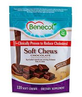 Benecol® Soft Chews - Dietary Supplement Made with Cholesterol-Lowering Plant Stanols, which are Clinically Proven to Reduce Total & LDL Cholesterol* (120 Chocolate Chews)