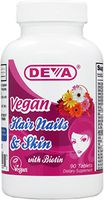 Deva Vegan Vitamins Vegan Hair Nails And Skin 90 tab ( Multi-Pack)