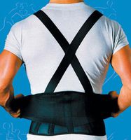 Scott Specialties 9 Back Belts with Suspenders Sport Aid, Black, Xx-Large, 0.92 Pound
