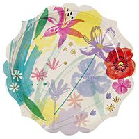 Meri Meri '"Painted Flowers Paper Plates