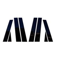 Ferreus Industries Piano Black Pillar Post Trim Cover fits: 2011-2015 Jeep Grand Cherokee All Models PIL-020-GB-a