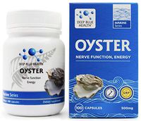 New Zealand Oyster Extract Powder - 500mg x 100 Capsules - Zinc Supplement Pills for Men and Women - Supports Immune Health, Energy and Nerve Function w/ Green Lipped Mussel