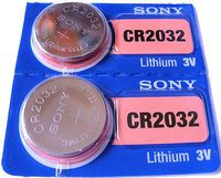 Sony 2 x CRCR2032 CR2032 3V Lithium Batteries