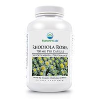 Rhodiola Rosea - 700mg - 60 Capsules (2 Month Supply) Supports Mental Perfomance, Increases Resistance to Chemical, Biological and Physical Stressors