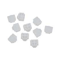 uxcell 10Pcs RJ11 Clear Silicone Anti-dust Stopper/Plug for Protect Data Port Of PC