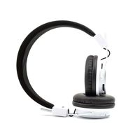 NIA Q8 Wireless Bluetooth Headphones with Built-in FM Radio and TF Card Mp3 Player - White