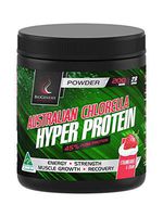 Hyper Protein Strawberries & Cream Flavour, 100% Hi Protein Chlorella Powder, Chlorella Growth Factor, BCAA’s, (7.05 oz) 200g Powder, Non GMO, Free USA Shipping