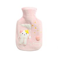 LiLiMeng Buy Now Cute Cartoon Plush Hot Water Bottle Baby Hand Warmers Water Bag for Pain Relief Hot Cold Therapy