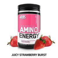Optimum Nutrition Amino Energy, Juicy Strawberry Burst, 30 Servings, 9.5 Ounce (1 Count)
