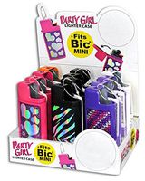 NOVELTY 1X Party Girl Mini Lighter Holder- ONE Item with Random Design and Color