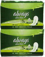 ALWAYS 16CT ULTRA THIN LONG SUPER WINGS 12 packs of Sanitary Pads
