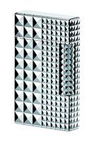 S.T. Dupont Palladium Line 2 Lighter - Diamond heads