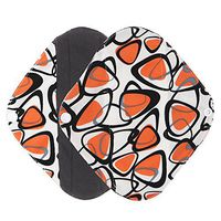 Jonerytime❤️ Reusable Bamboo Cloth Washable Menstrual Pad Mama Sanitary Towel Pad (S, Orange)