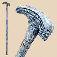 Fancy Walking Cane for Men - Custom Wooden Canes and Walking Sticks Fashionable - Alien