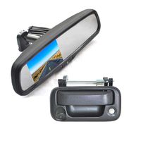 Vardsafe VS150R Tailgate Handle Backup Camera & Replacement Rear View Mirror Monitor for Ford F150 (2005-2014), F250 F350 F450 F550 (2008-2016)