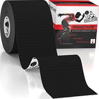 Kinesiology Tape - Pro Sports & Athletic Taping for Knee, Shin Splints, Shoulder and Muscle - 2" X 16.4' Uncut Roll (Black)