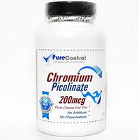 Chromium Picolinate 200mcg // 100 Capsules // Pure // by PureControl Supplements