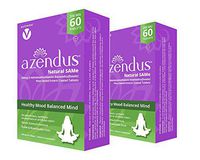 Azendus Mood 200mg of S-Adendosylmethionine Butanedisulfonate (Same) (2 Boxes - 120 Enteric Coated Tablets) – Anxiety Relief and Stress Support Natural Supplement
