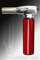 Vector Nitro Red & Chrome Lighter