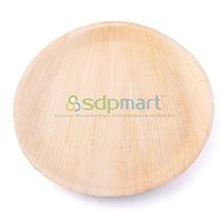 Premium Natural Palm Leaf Round Plate - 10 inch (25 Plates) By SDPMart