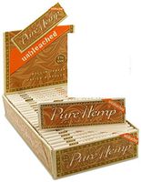 6 Pure Hemp Unbleached Brown 1 1/4 Natural Gum Cigarette Rolling Papers Packs (50 Leaves/Pack) + Beamer Smoke Sticker. for Legal Smoking Herbs, Rolling Tobacco, Cones, Herbal Mixes, Rollers, Injector