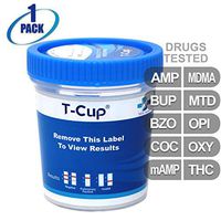 MiCare [1pk] - 10-Panel Multi Drug Test Cup (AMP/BUP/BZO/COC/mAMP/MDMA/MTD/OPI/OXY/THC) #MI-TDOA-8104