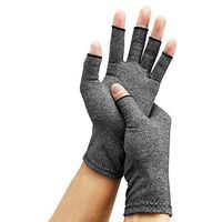 CFR Compression Arthritis Gloves Hand Gloves for Carpal Tunnel Rheumatoid Osteoarthritis Joint Pain Relief - Open Finger Non-Slip (Medium, Two Pairs)